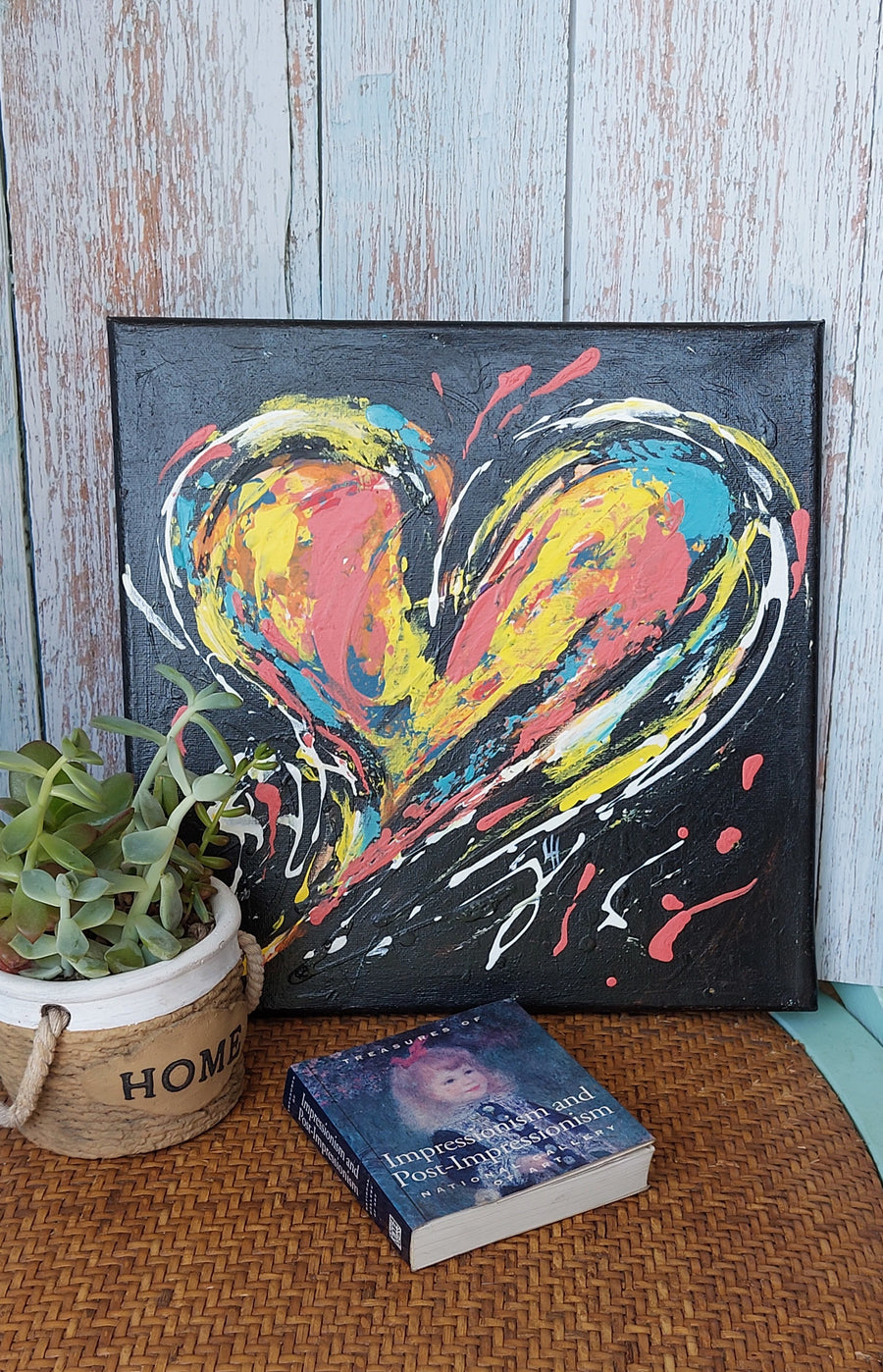 Acrílico Corazón III